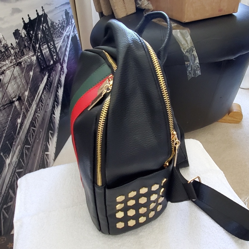 Miniature Black Backpack - image 3